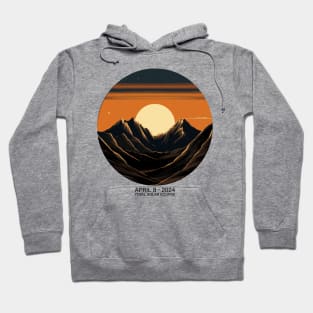 Celestial Dance 2024: North America's Solar Spectacle Hoodie